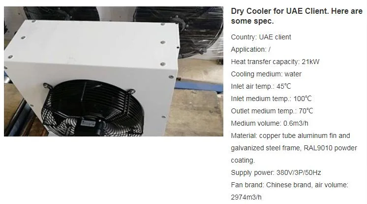 2023 Customized High Quality Sx5 Dry Cooler for Bitcoin Miner