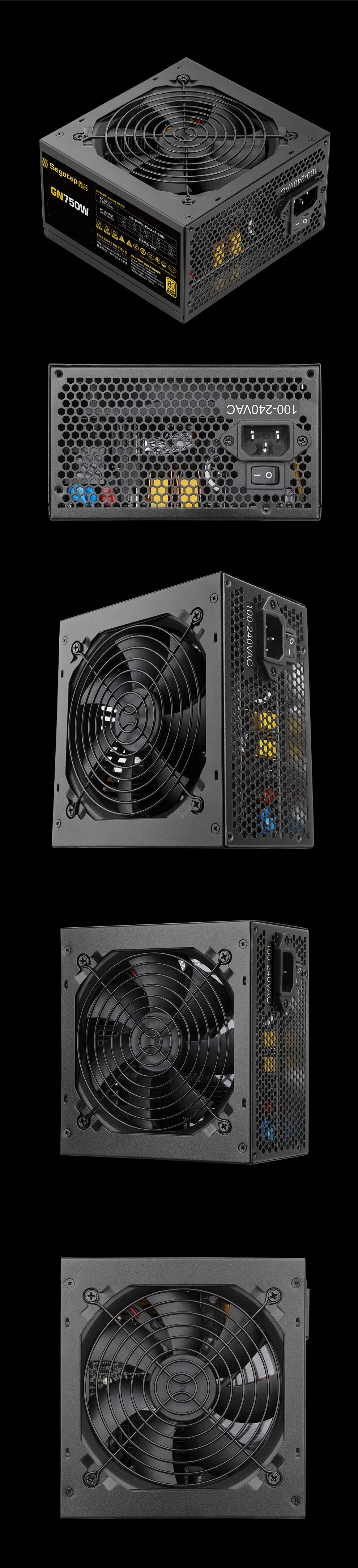 with 120mm Hydraulic Bearing Fan, Active Pfc 80 Plus Gold DC-DC Circuit 650W 750W 850W ATX Computer Power Supply