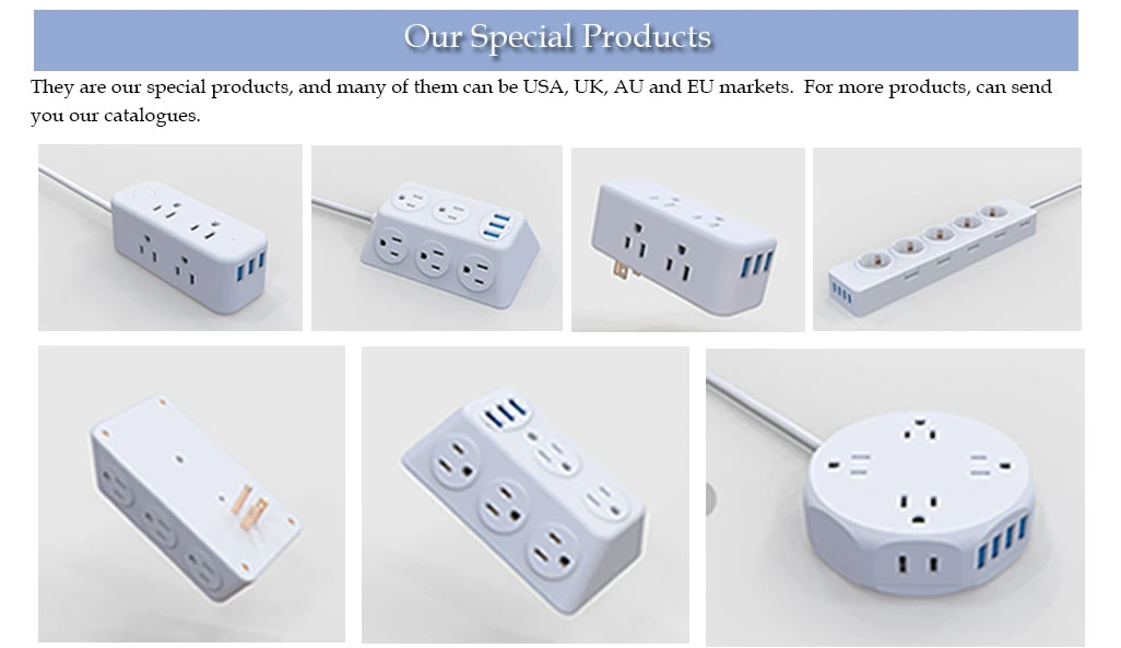12 in One USB Power Strip Wall Socket with Surge Protector